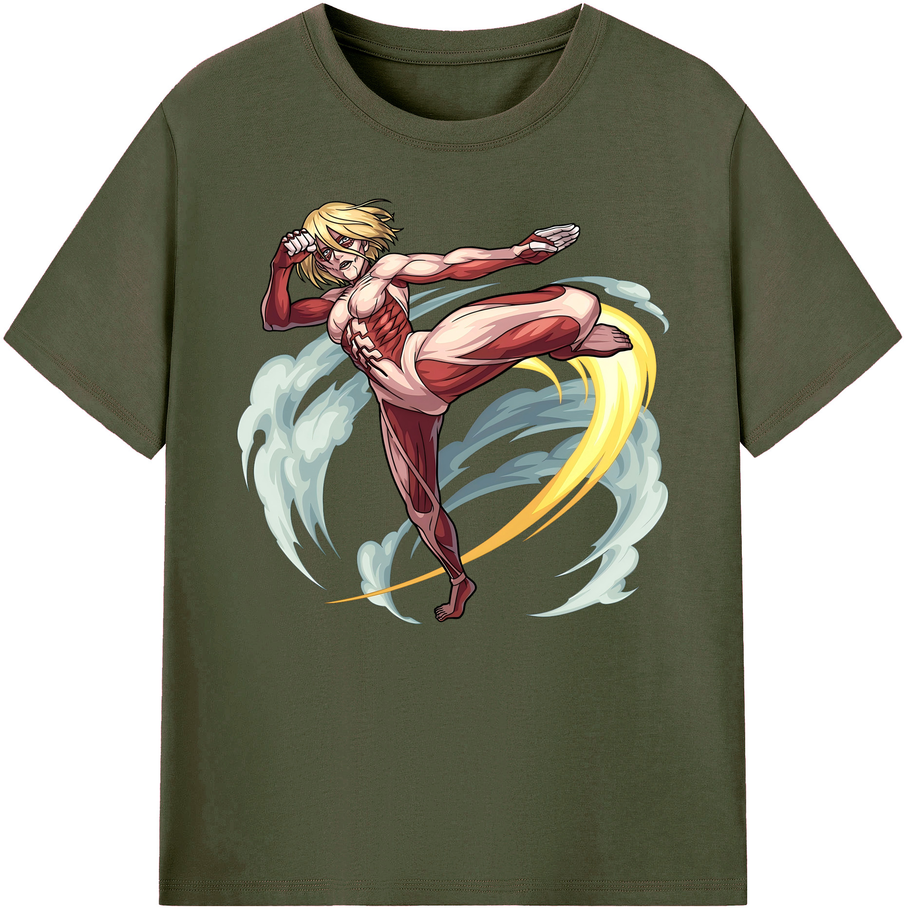 （画像用） 進撃の巨人 Attack on Titan 綿100％ メンズ半袖Tシャツ｜肌触りやわらか＆通気性